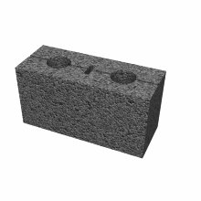 Lettklinkerblokk 15 x 25 x 50 cm